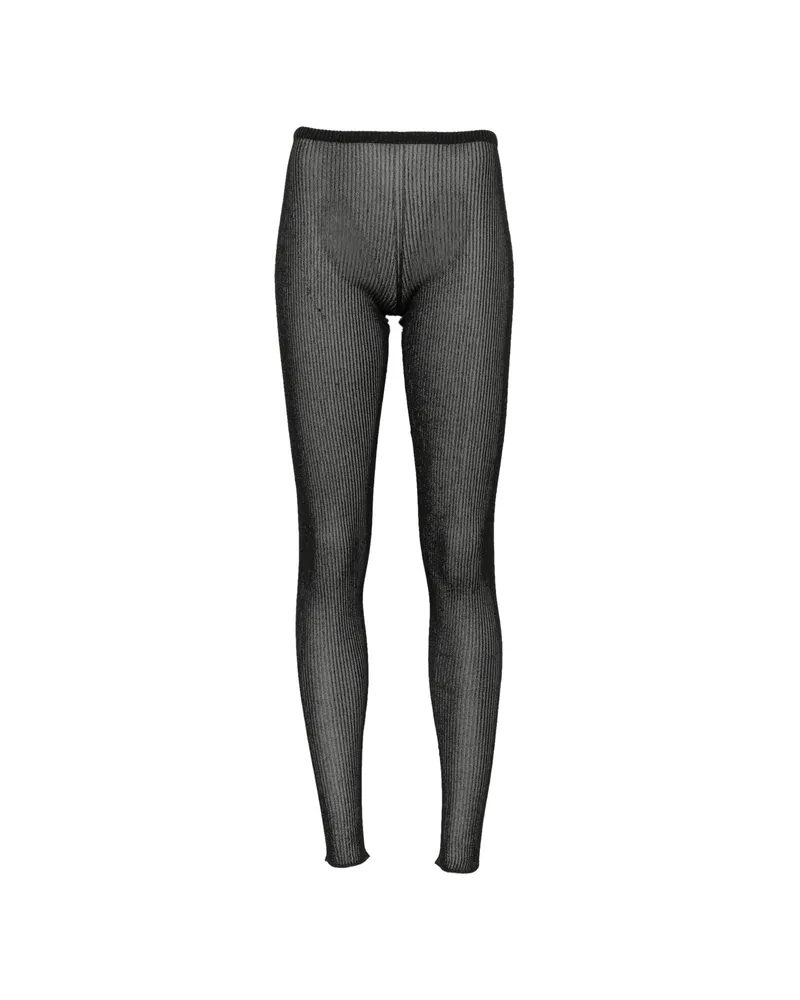 Dondup Sheer-finish Trousers Black