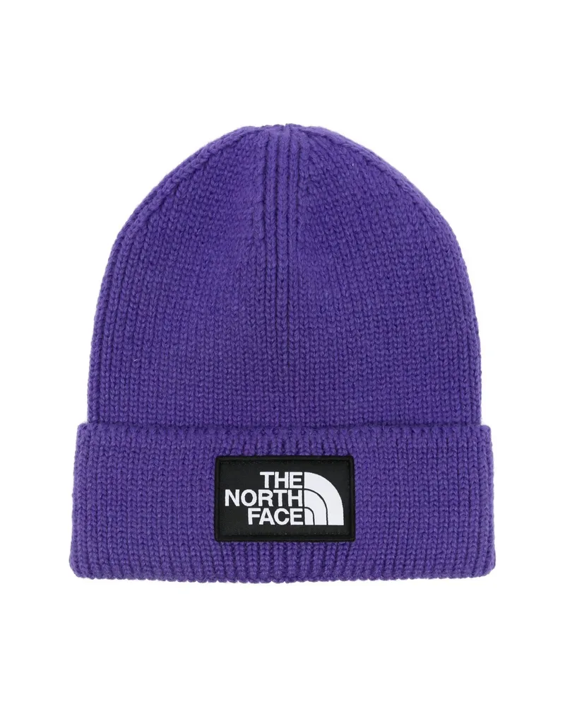 The North Face Logo-patch Beanie Purple