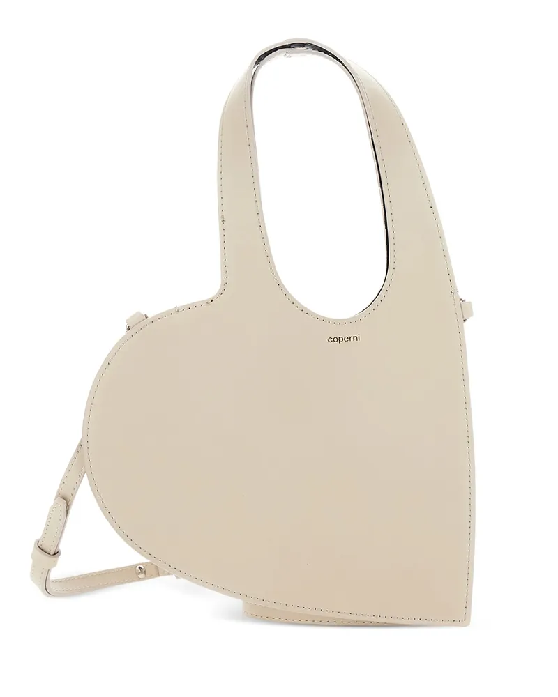 COPERNI Baby Heart Logo-print Shoulder Bag Neutrals