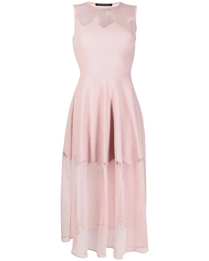 Antonino Valenti Cut Out-detail Maxi Dress Pink