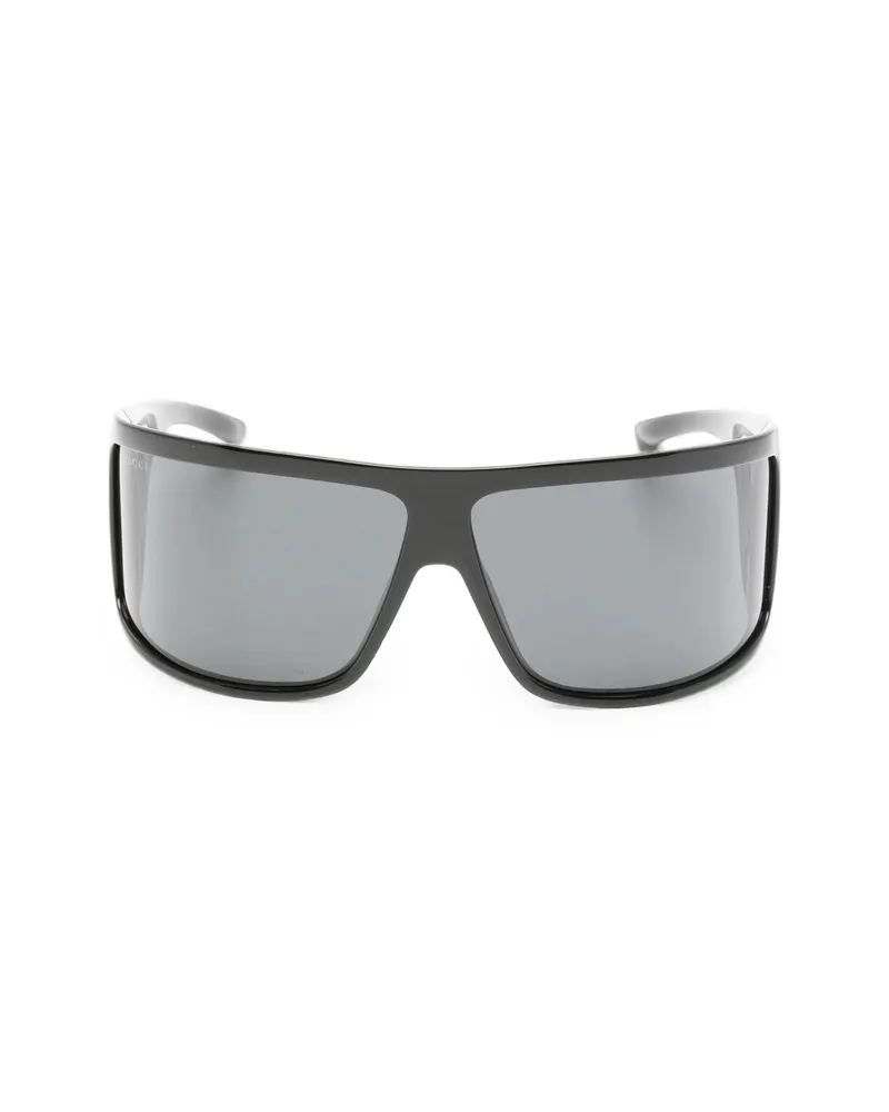 Gucci Tortoiseshell-effect Pilot-frame Sunglasses Black