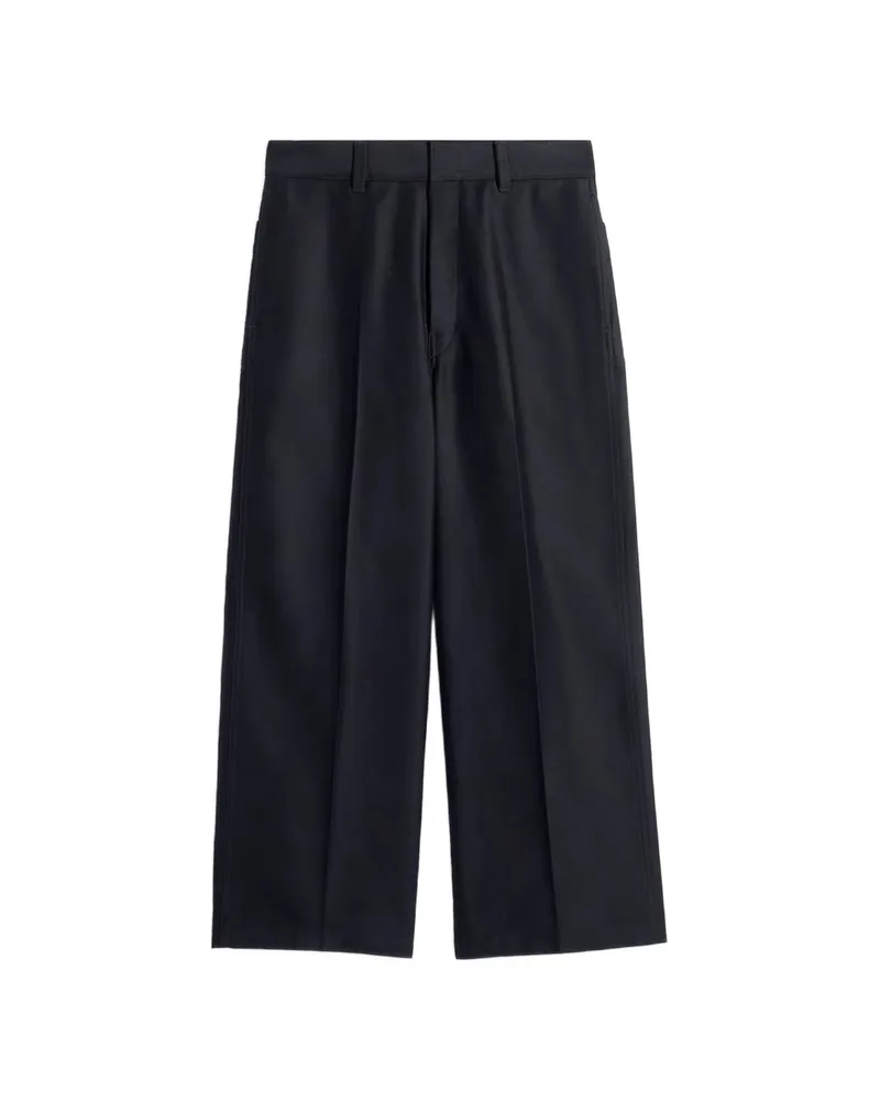 Christophe Lemaire Button Pocket Trousers Black