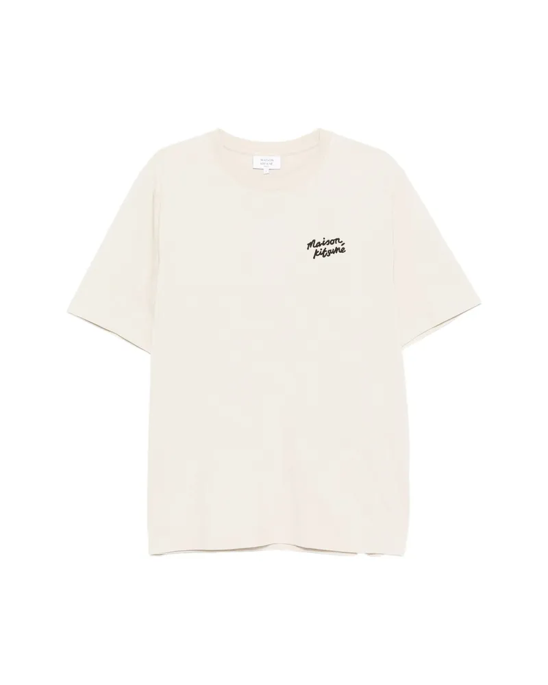 Kitsuné Embroidery T-shirt Neutrals
