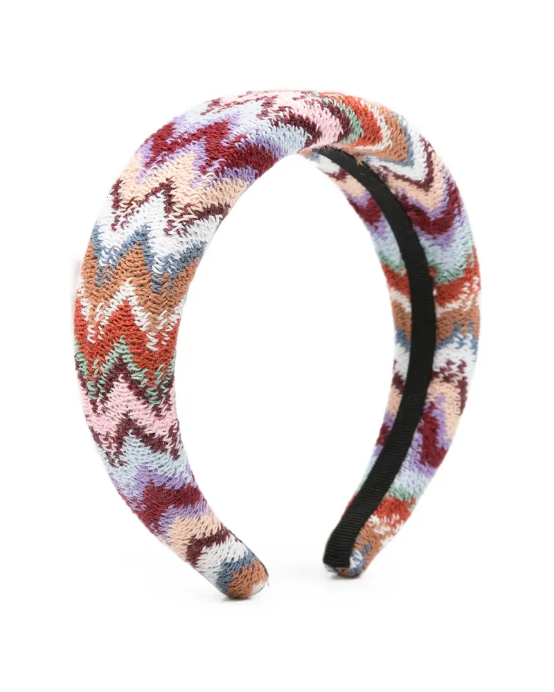 Missoni Zigzag Knit Headband Neutrals