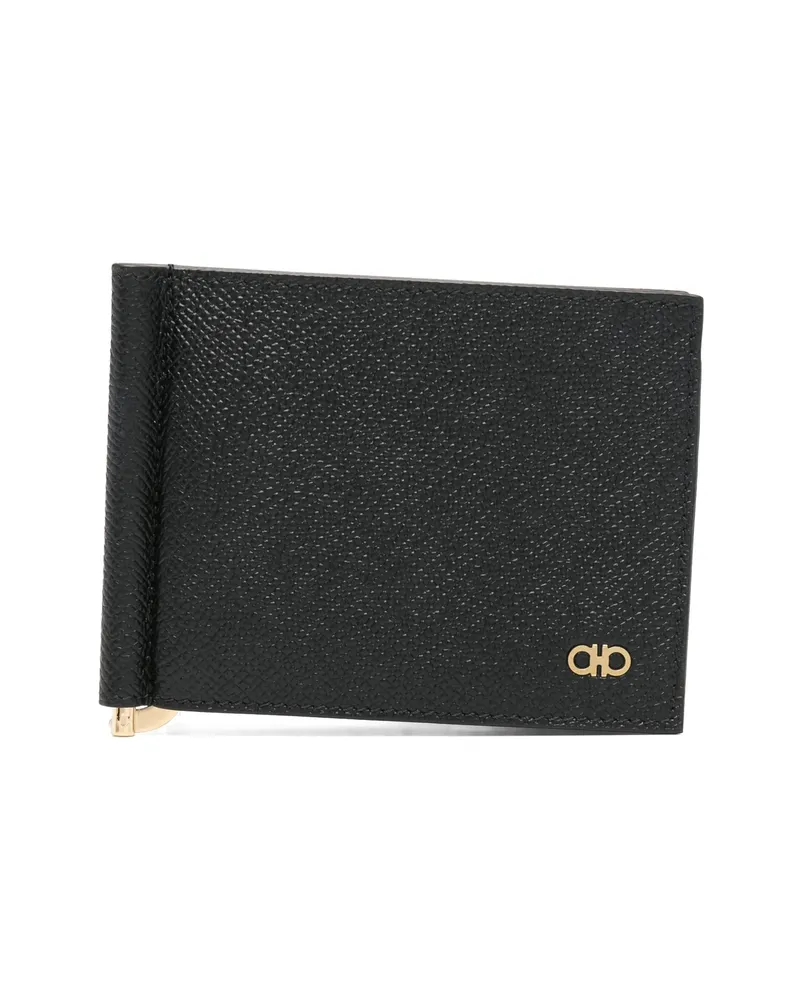 Ferragamo Gancini-appliqué Wallet Black