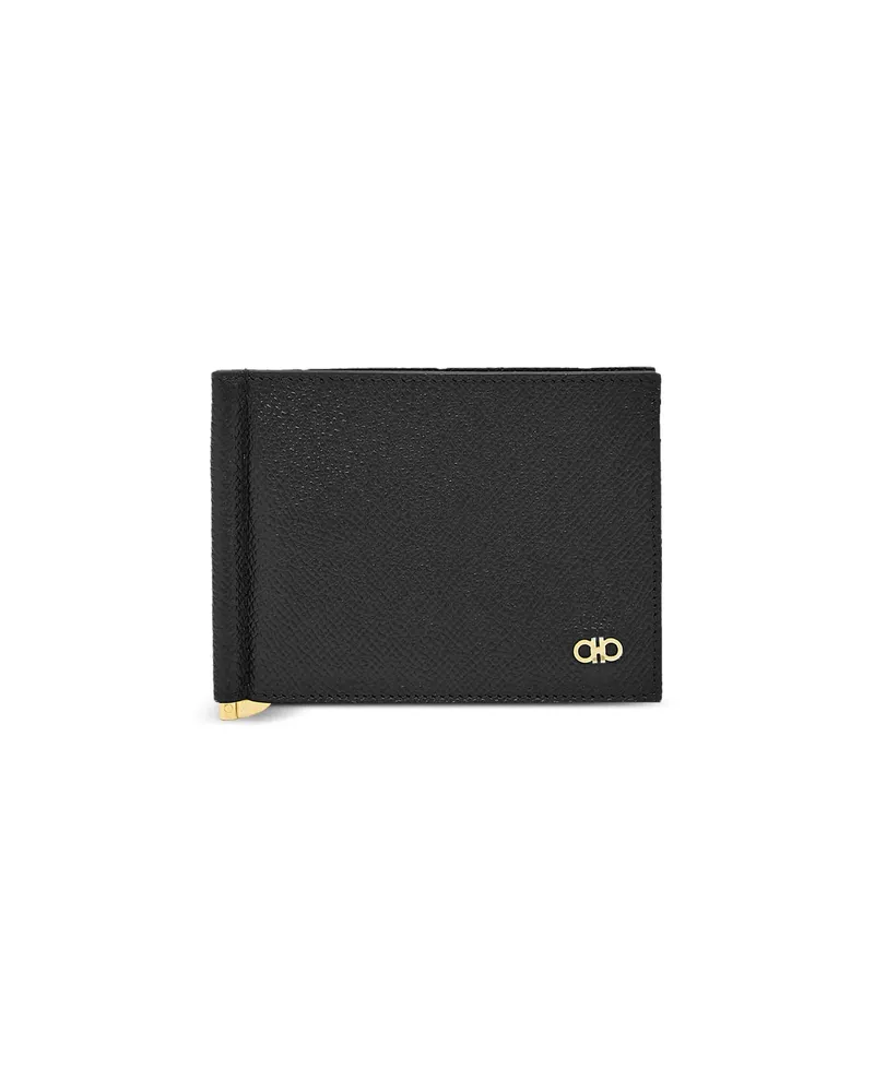 Ferragamo Gancini-appliqué Wallet Black