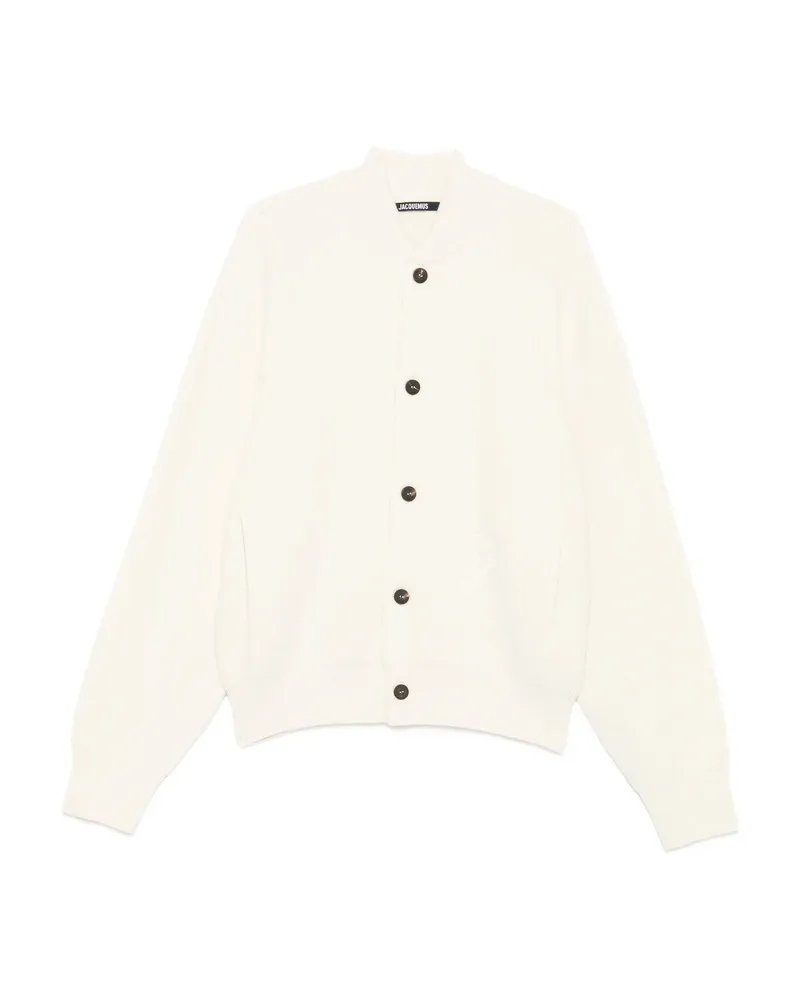 Jacquemus The Pallone Cardigan White