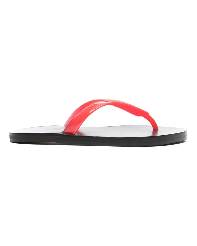 Ancient Greek Sandals Saionara Jelly Flip Flops Red