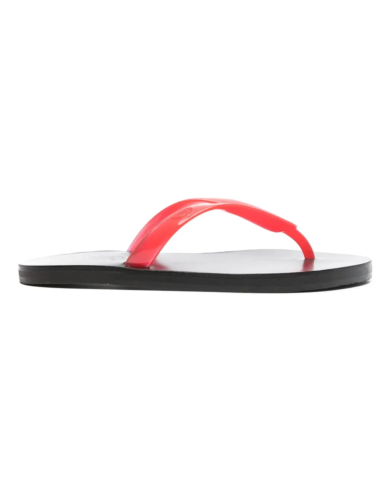 Ancient Greek Sandals Saionara Jelly Flip Flops Red