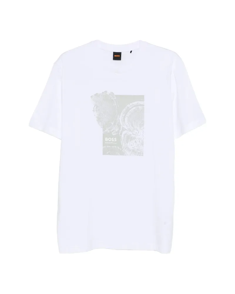 HUGO BOSS Graphic-print T-shirt White