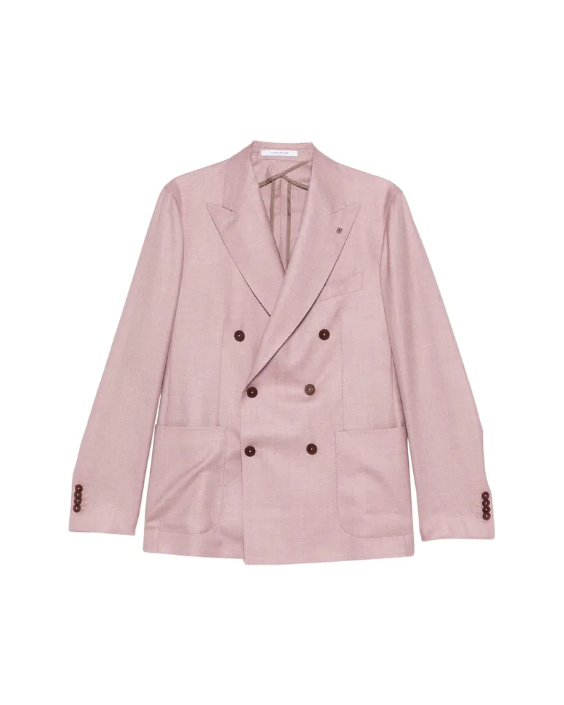 Tagliatore Double-breasted Pockets Blazer Pink