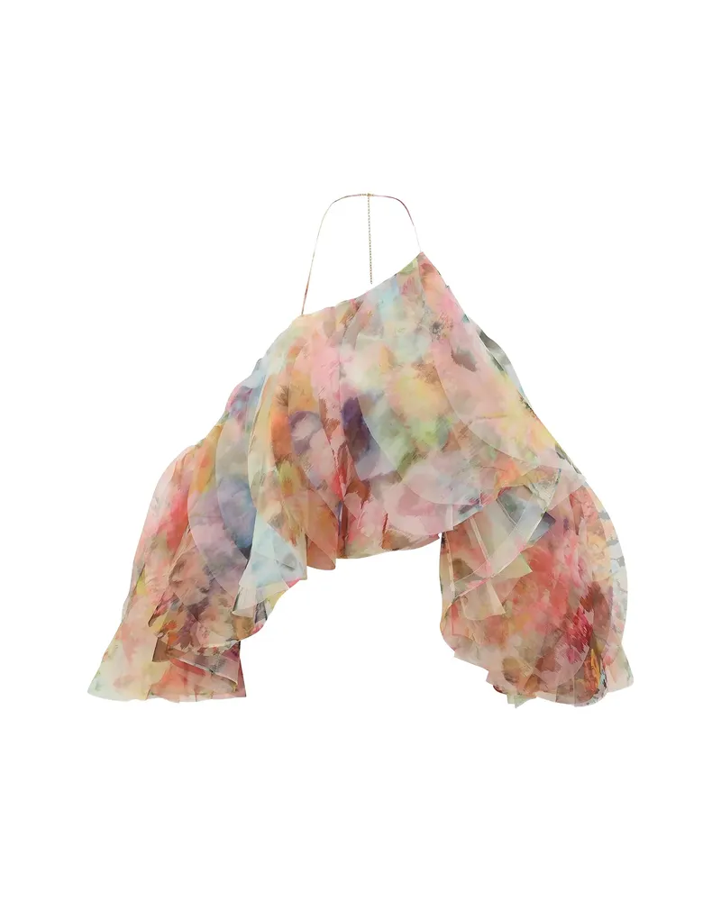 Zimmermann Cabernet Border Top Pink