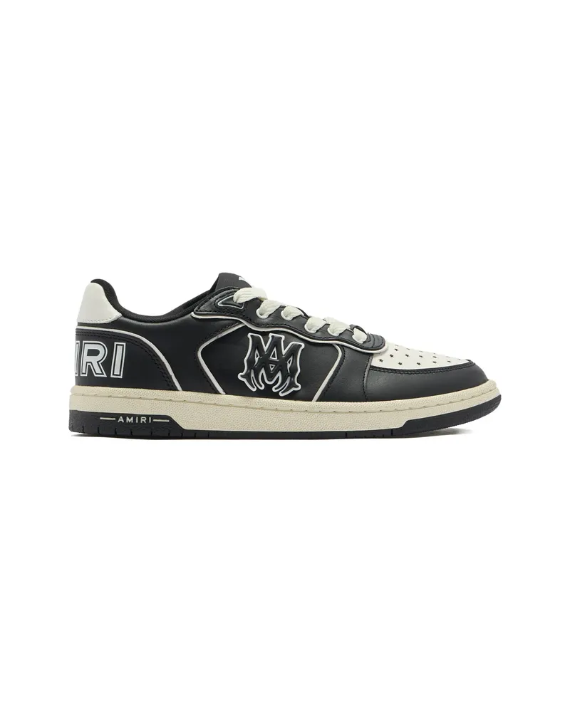 Amiri Newport Leather Sneakers Black