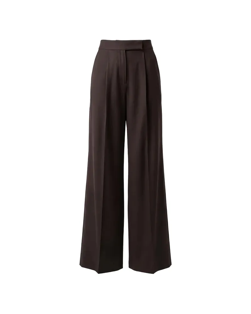 Max Mara Pleated Trousers Brown