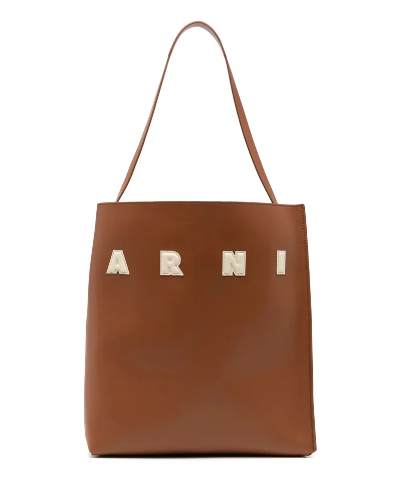 Marni Museo Tote Bag Brown