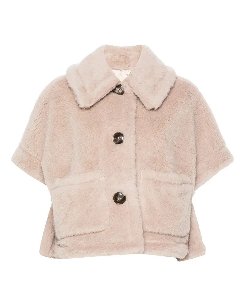 Max Mara Newterzo Cape Neutrals