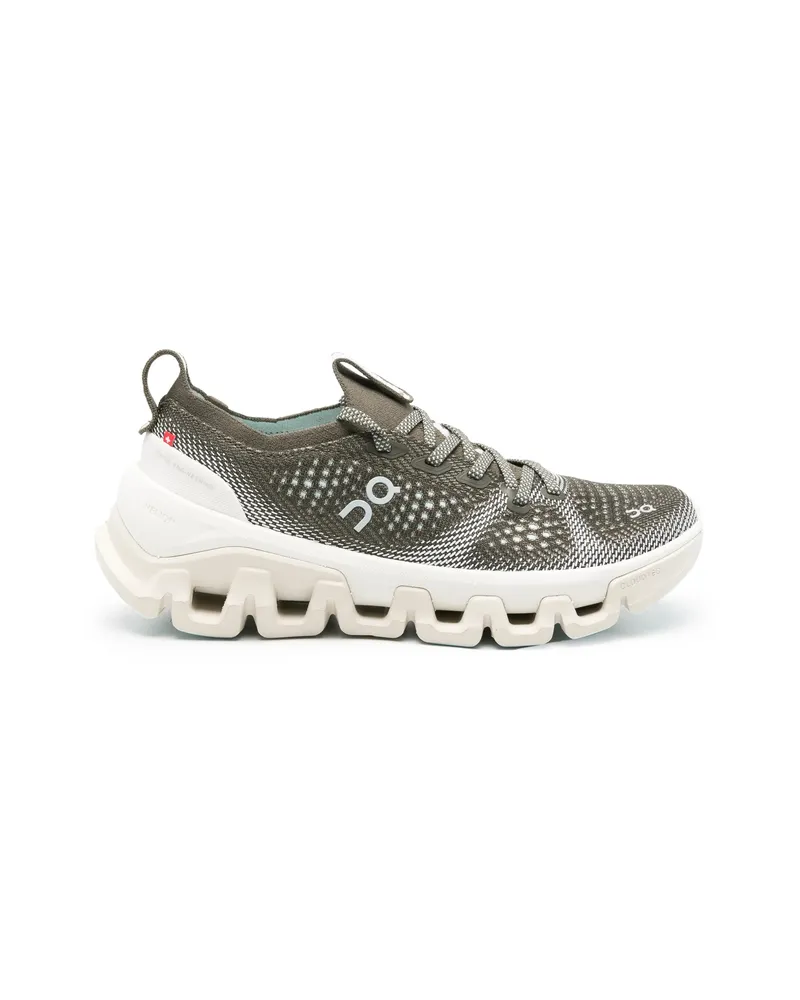 ON Cloud X Tempo Lace-up Sneakers Green