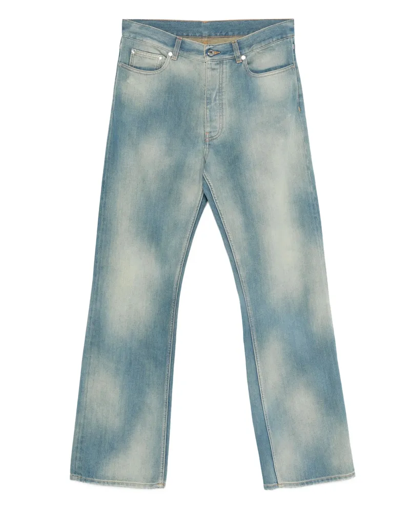 OFF-WHITE Washed-effect Jeans Blue