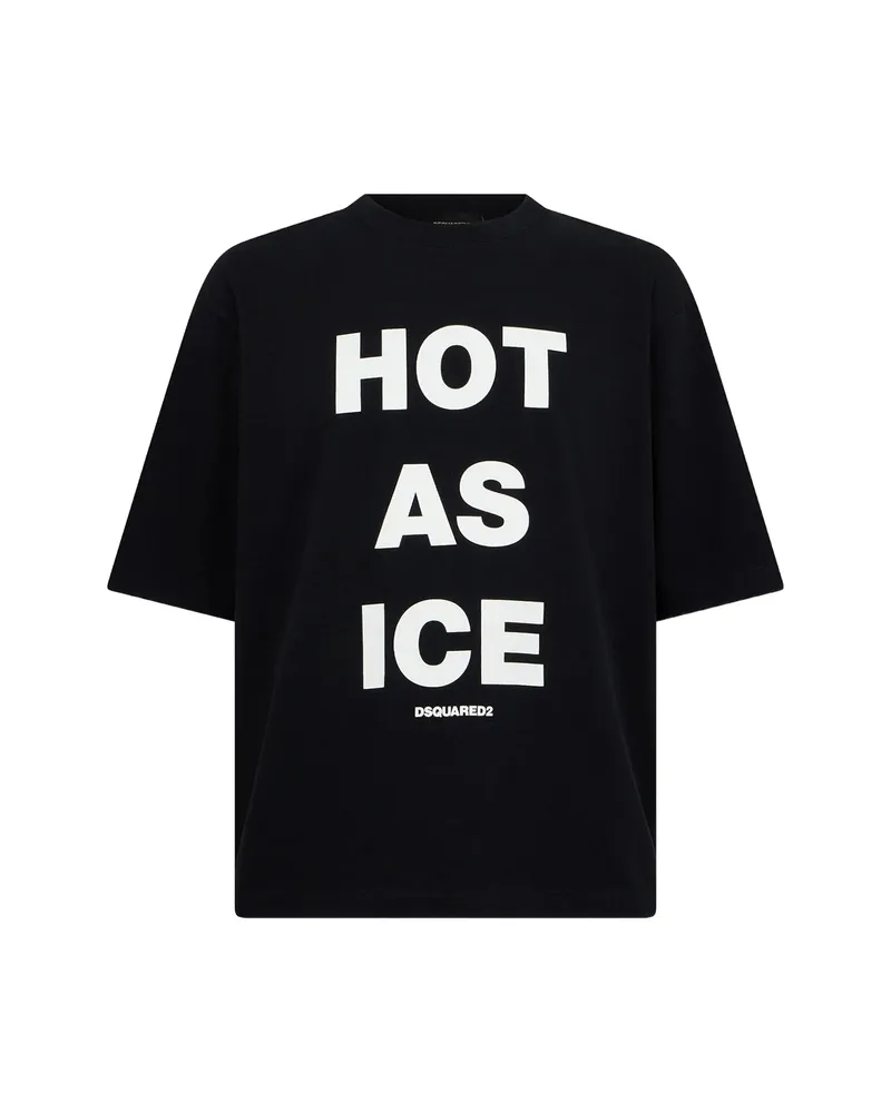 Dsquared2 Slogan-print Loose-fit T-shirt Black