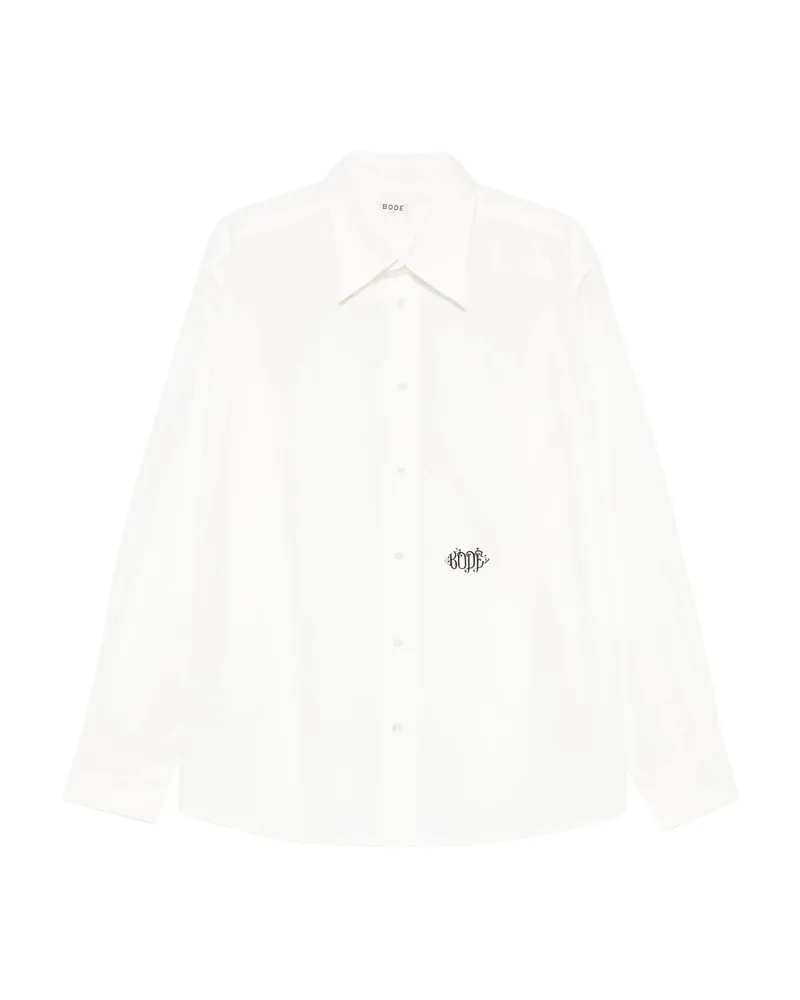 BODE Logo-print Shirt White