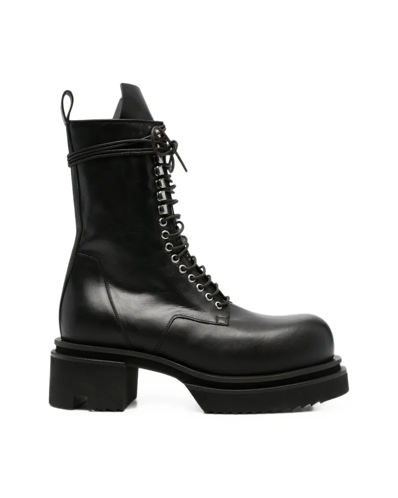 Rick Owens Bogun Lace-up Boots Black