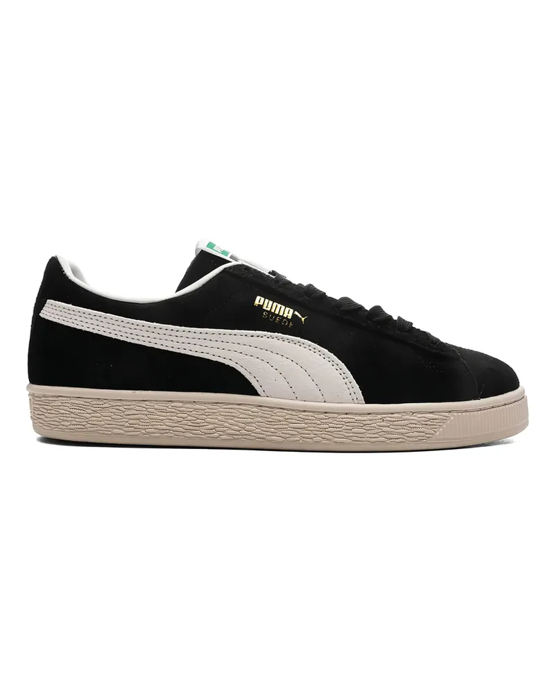 Puma X Charles F. Suede-leather Low-top Sneakers Black