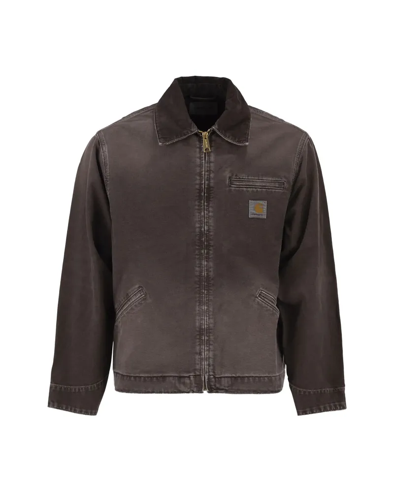 Carhartt WIP OG Detroit Corduroy-collar Jacket Brown