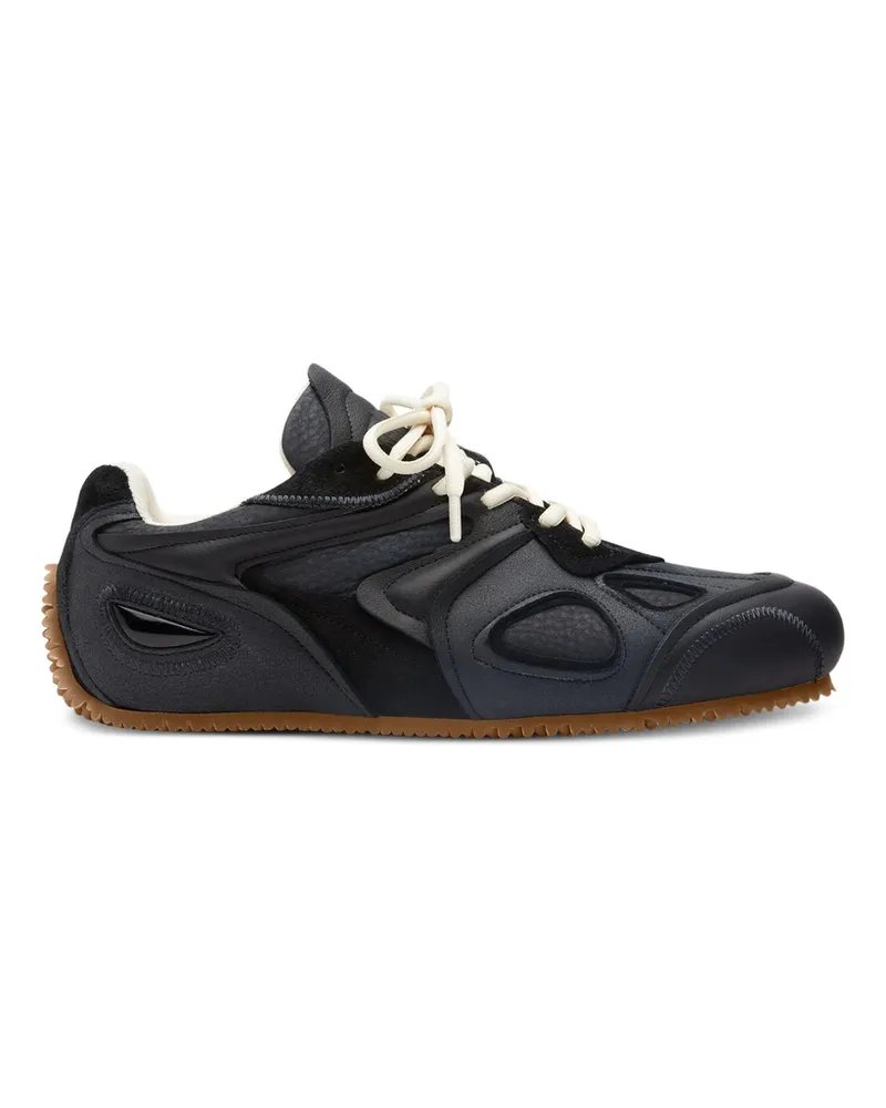 Axel Arigato Leather Panelled Lace-up Sneakers Black