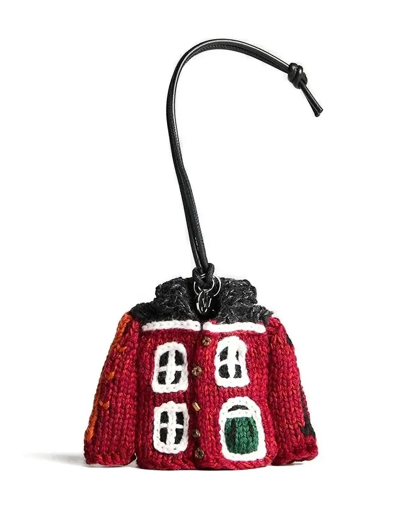 J.W.Anderson Knitted House Charm Red