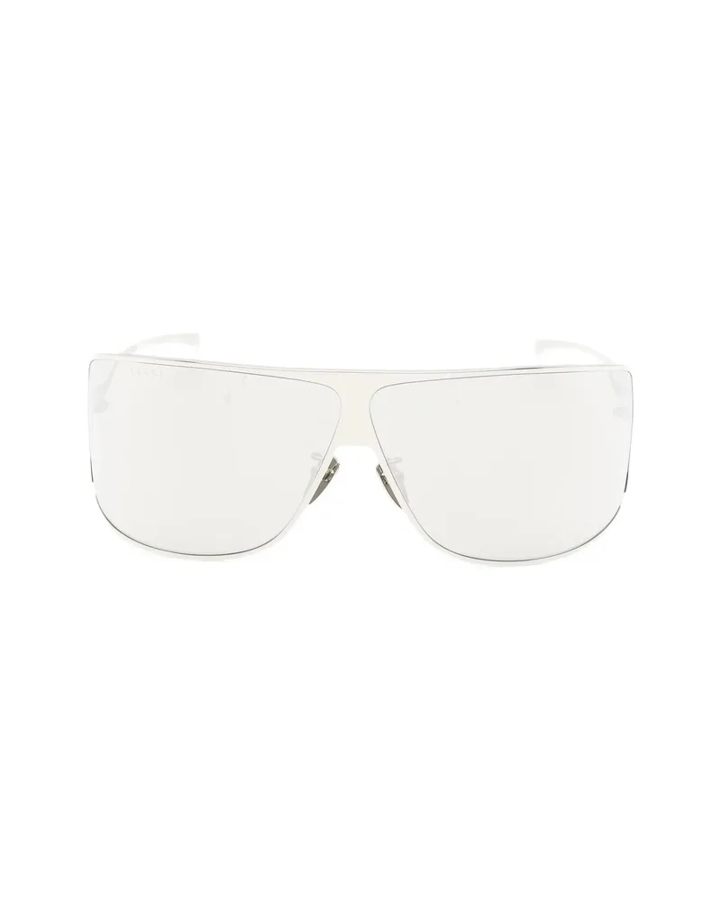 Gucci Geometric-frame Sunglasses Silver