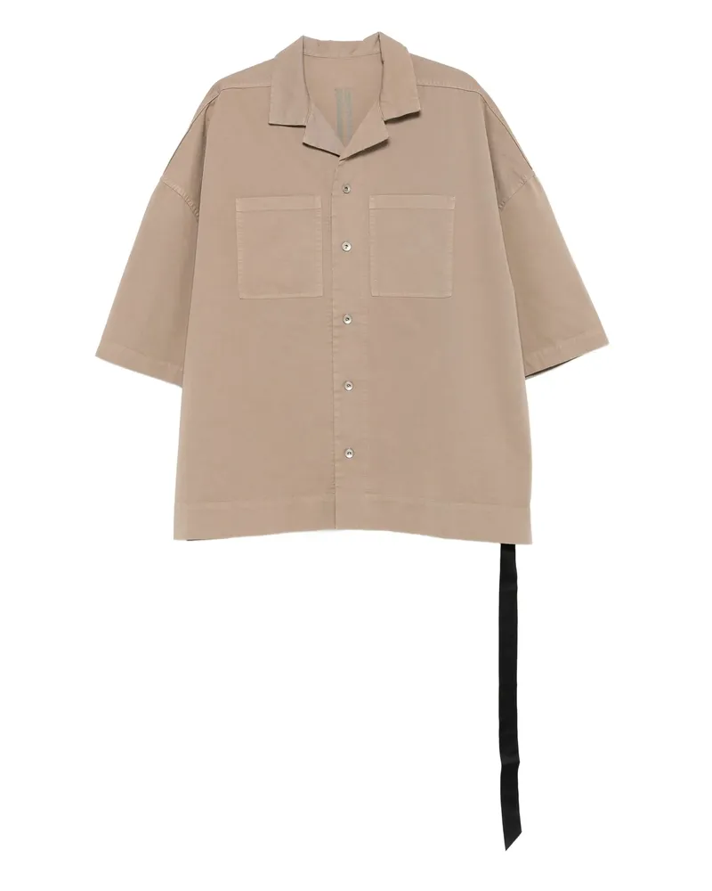 DRKSHDW by Rick Owens Double-pocket Short-sleeve Shirt Neutrals