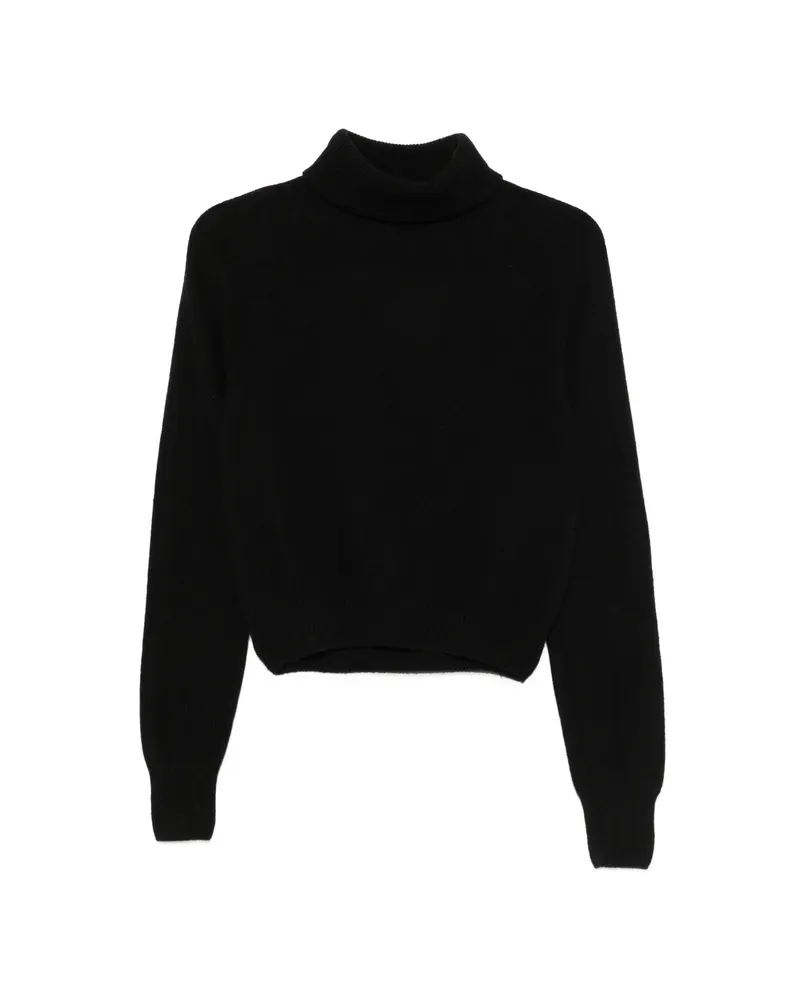 Baserange Roll-neck Ribbed-trim Sweater Black