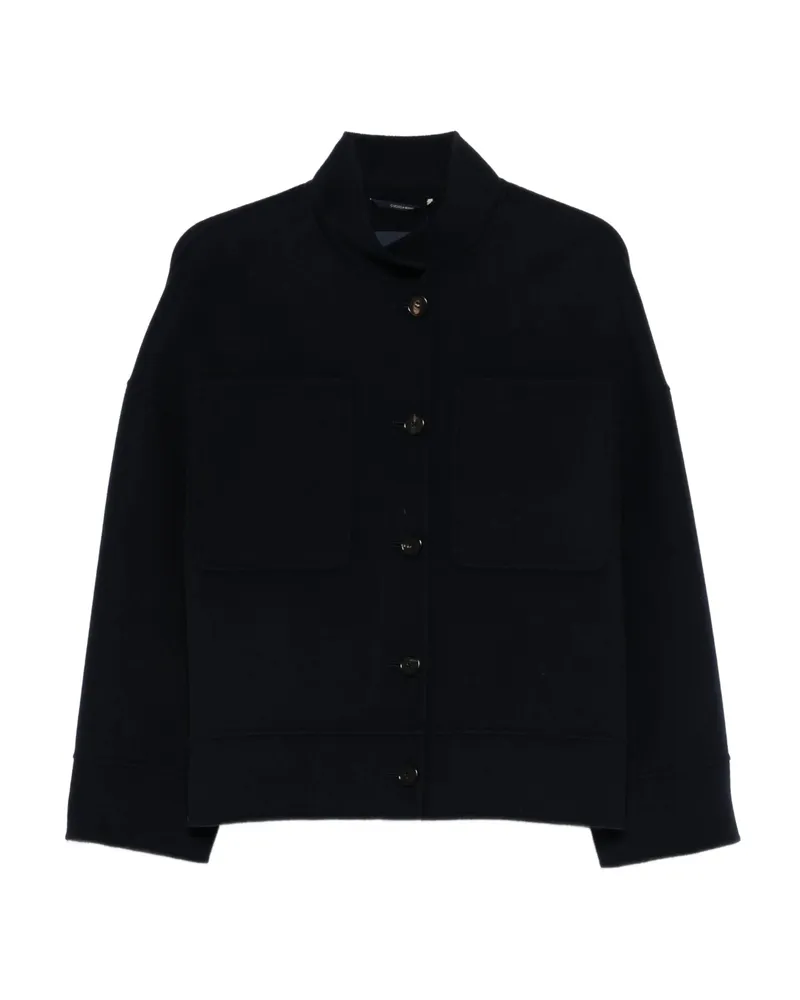 Max Mara Renna Button Jacket Black