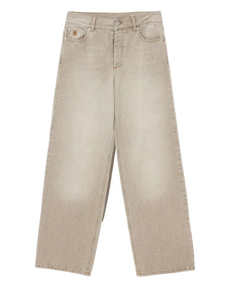 By Malene Birger Vinola Cotton Jeans Neutrals