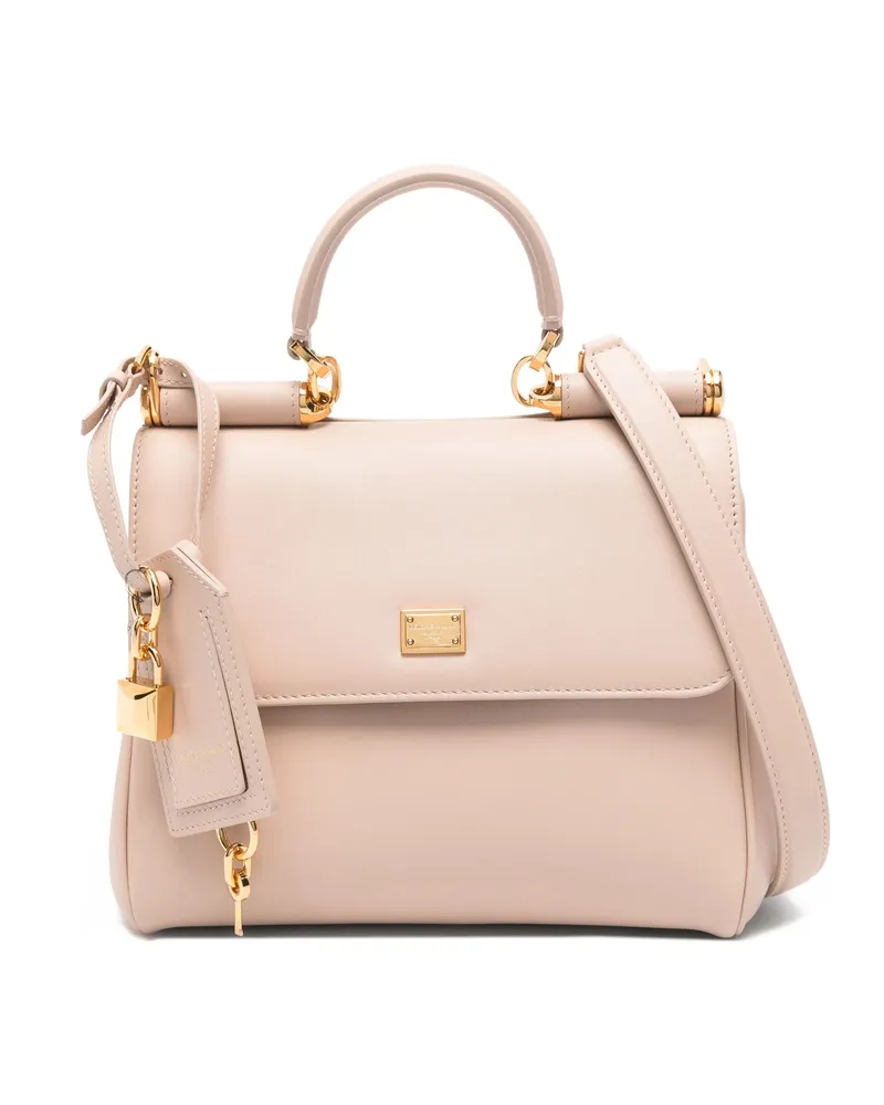 Dolce & Gabbana Small My Sicily Tote Bag Pink