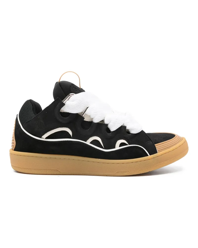 Lanvin Lace-up Sneakers Black