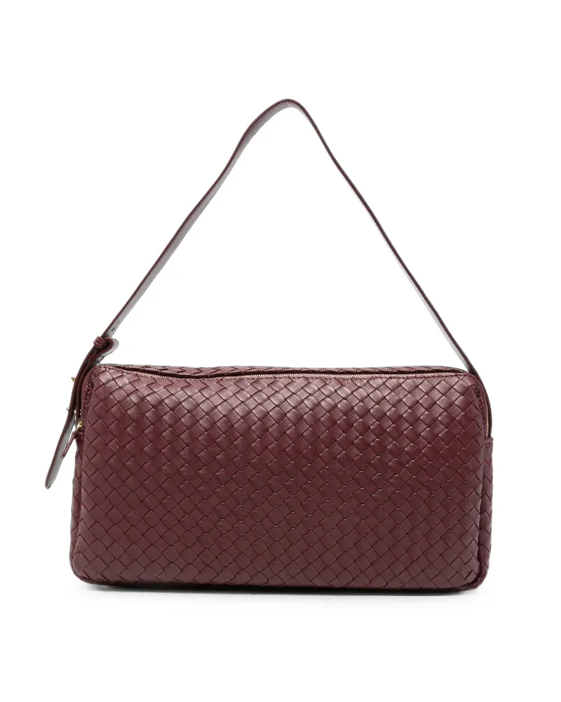 Elleme Large Trousse Leather Shoulder Bag Red