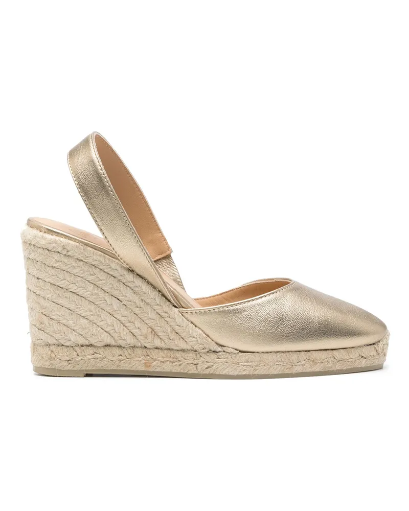 Castañer Carissa 95mm Espadrilles Gold