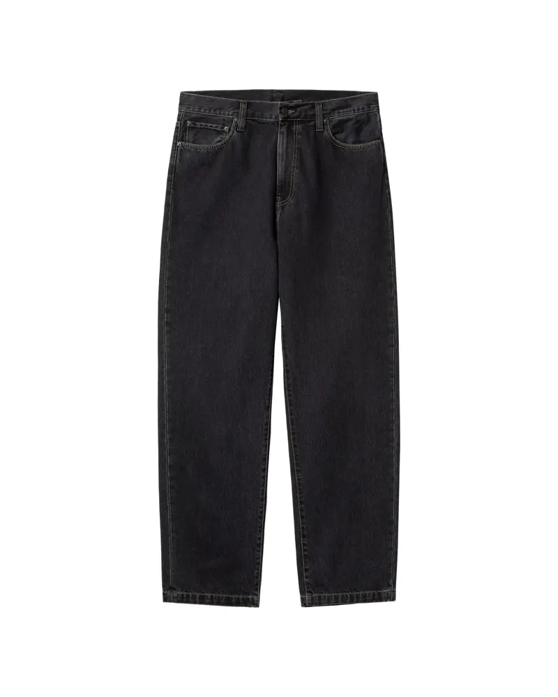 Carhartt WIP Aaron Stone-washed Jeans Black