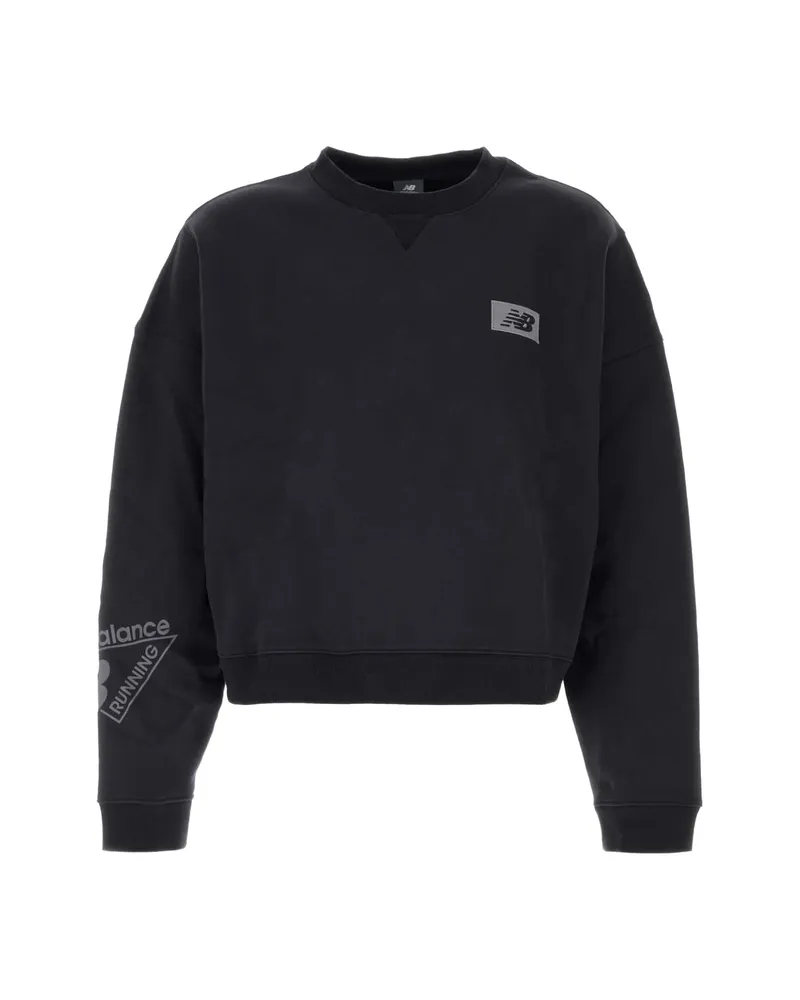 New Balance Athletics Crafted Fleece Crew Sweatshirt Blue
