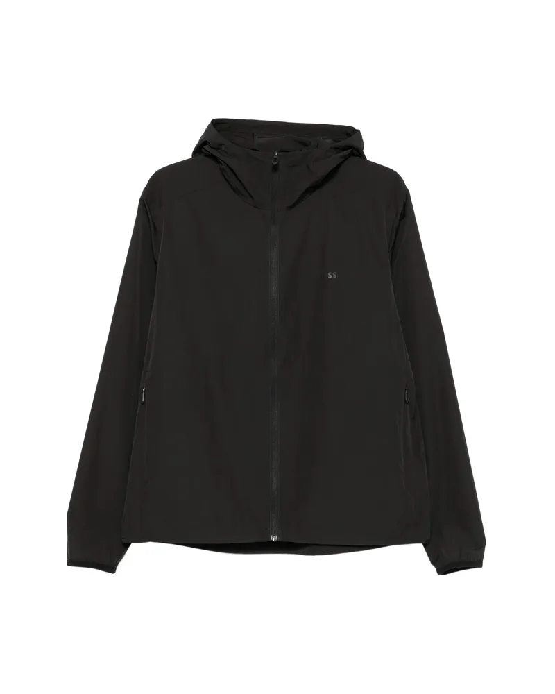 HUGO BOSS Hooded Zip-up Jacket Black