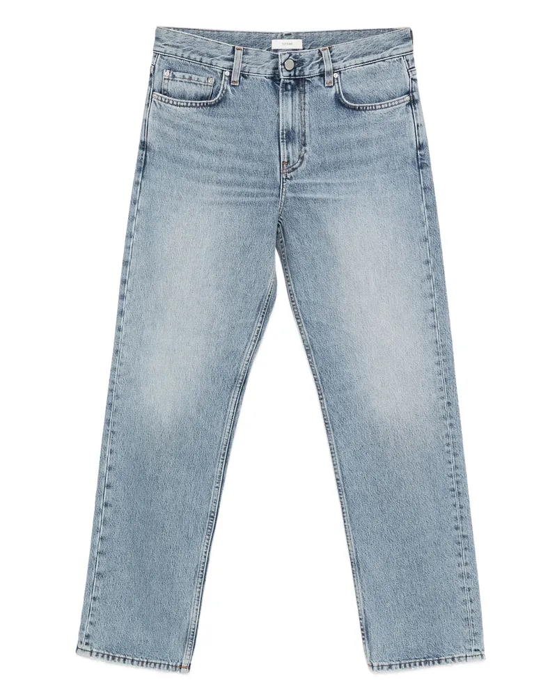 Totême Five-pocket Organic-cotton Jeans Blue