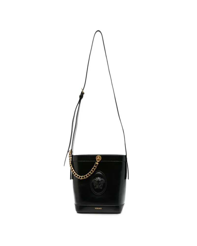 Versace Medusa '95 Chain-link Bucket Bag Black