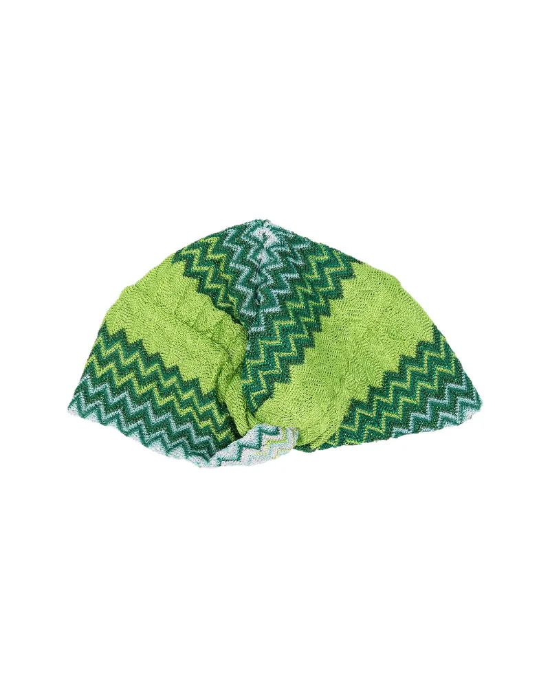 Missoni Knot-detail Hat Green