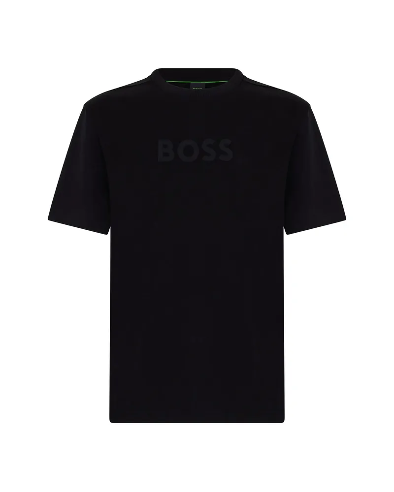 HUGO BOSS Cotton Logo-printed T-shirt Black