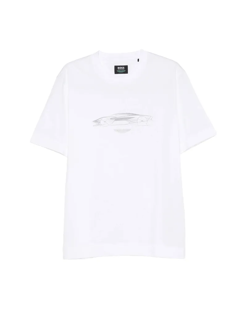 HUGO BOSS X Aston Martin C-Taut Graphic-print T-shirt White