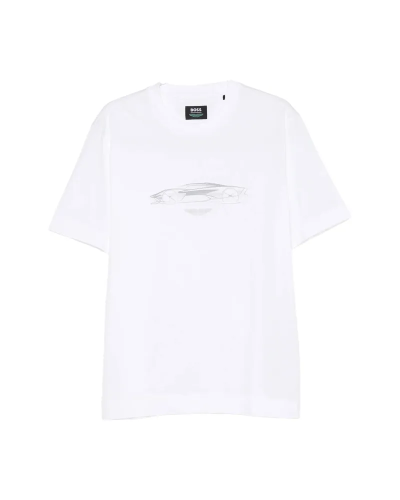 HUGO BOSS X Aston Martin C-Taut Graphic-print T-shirt White