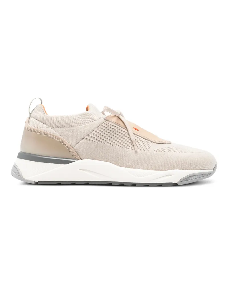 Santoni Debts Lace-up Sneakers Neutrals
