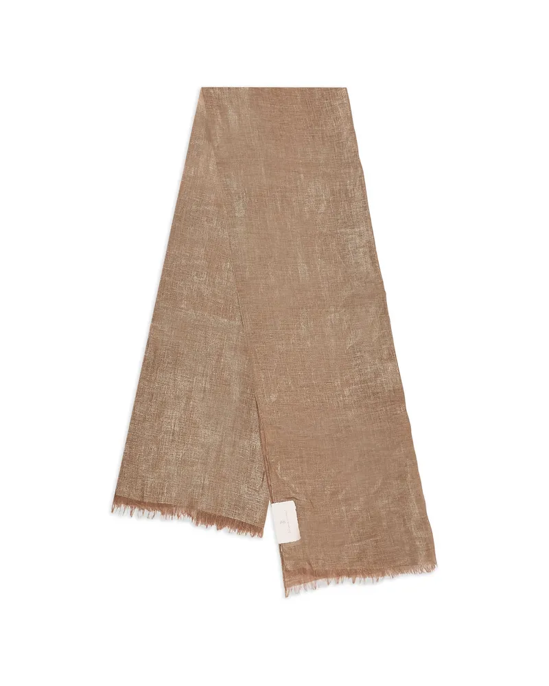Brunello Cucinelli Fringed Scarf Neutrals