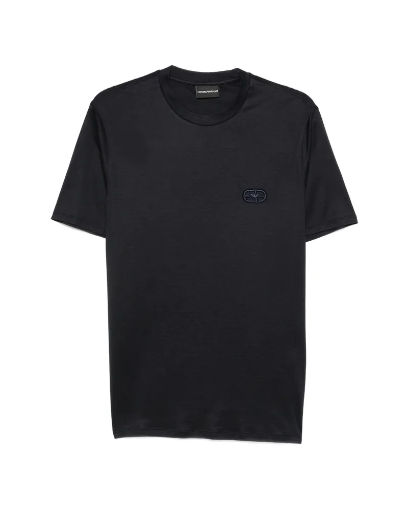 Emporio Armani Logo T-shirt Blue